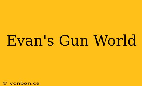 Evan's Gun World