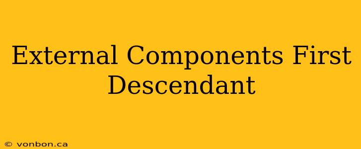 External Components First Descendant