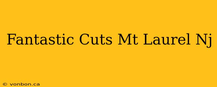 Fantastic Cuts Mt Laurel Nj