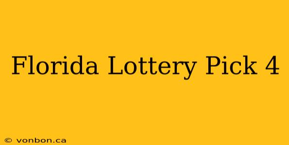 Florida Lottery Pick 4