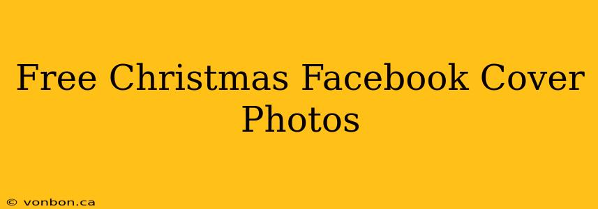 Free Christmas Facebook Cover Photos