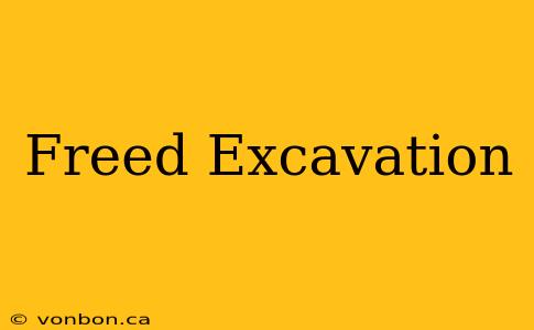 Freed Excavation