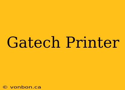 Gatech Printer