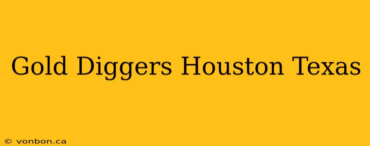 Gold Diggers Houston Texas