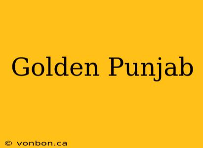 Golden Punjab