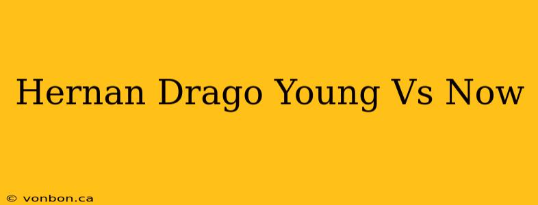 Hernan Drago Young Vs Now