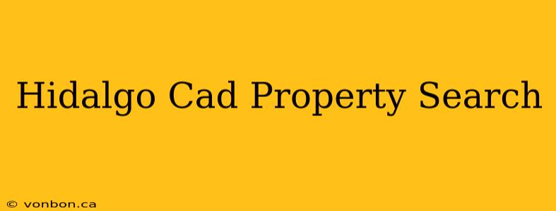 Hidalgo Cad Property Search