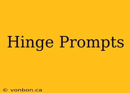 Hinge Prompts