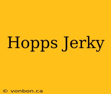 Hopps Jerky