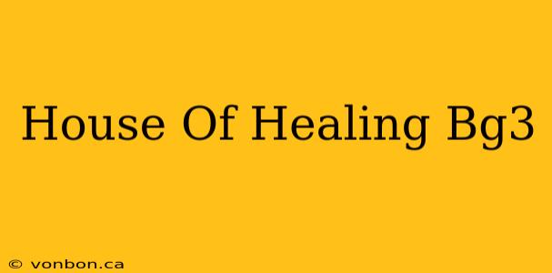 House Of Healing Bg3