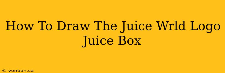 How To Draw The Juice Wrld Logo Juice Box