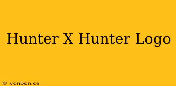 Hunter X Hunter Logo