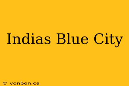 Indias Blue City