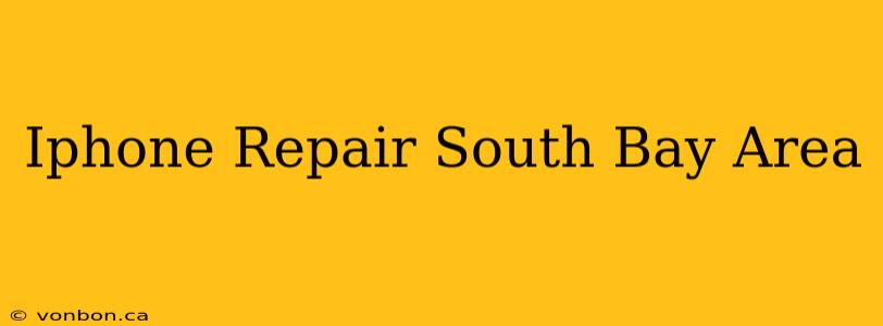 Iphone Repair South Bay Area