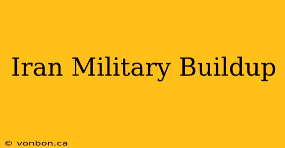 Iran Military Buildup