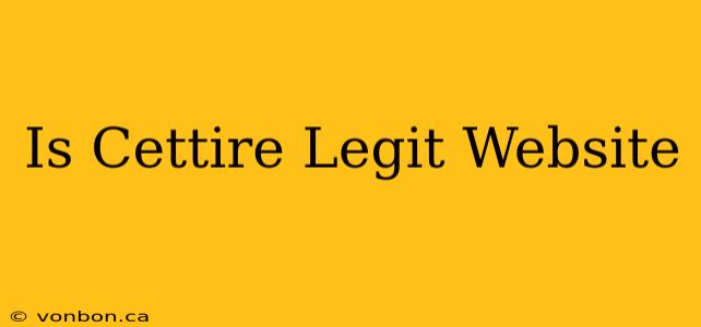 Is Cettire Legit Website