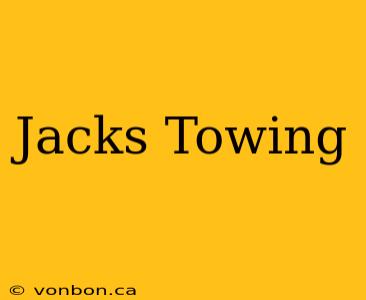 Jacks Towing