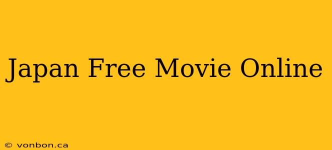 Japan Free Movie Online