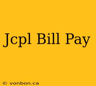 Jcpl Bill Pay