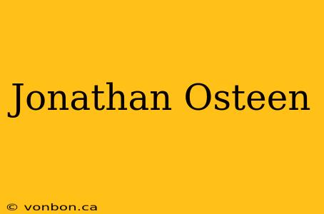 Jonathan Osteen