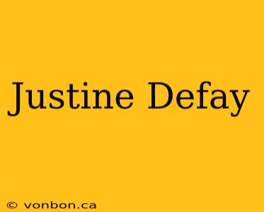 Justine Defay