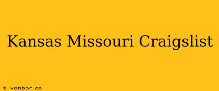 Kansas Missouri Craigslist