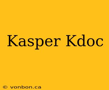 Kasper Kdoc