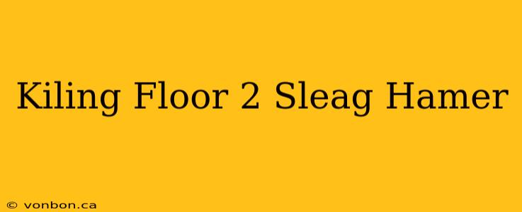 Kiling Floor 2 Sleag Hamer