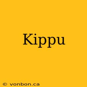 Kippu