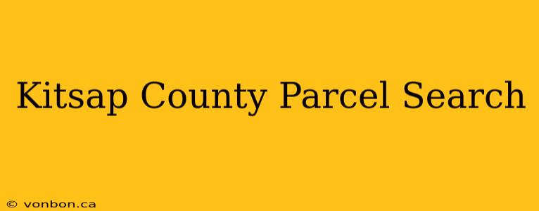 Kitsap County Parcel Search