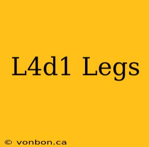 L4d1 Legs