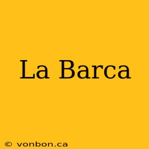 La Barca