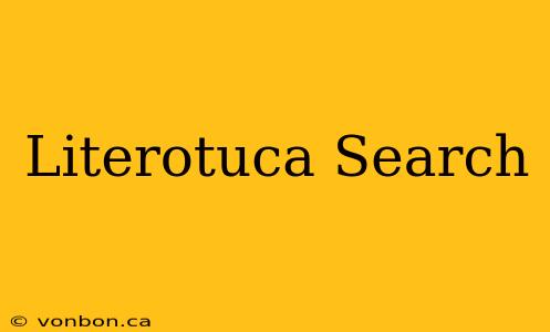 Literotuca Search