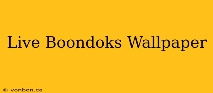 Live Boondoks Wallpaper