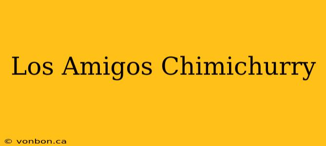 Los Amigos Chimichurry