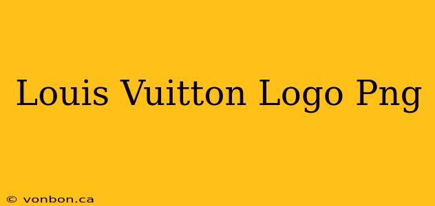 Louis Vuitton Logo Png