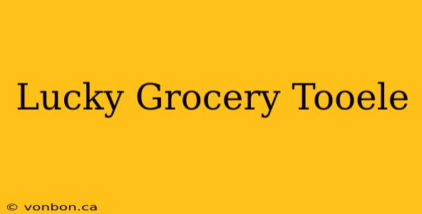 Lucky Grocery Tooele