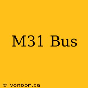 M31 Bus