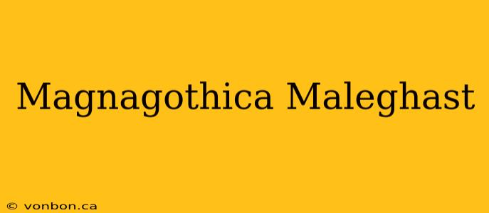 Magnagothica Maleghast