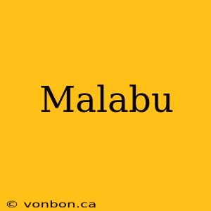 Malabu