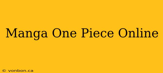 Manga One Piece Online