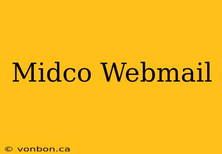 Midco Webmail