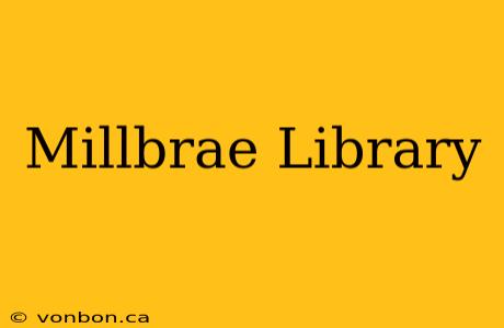 Millbrae Library