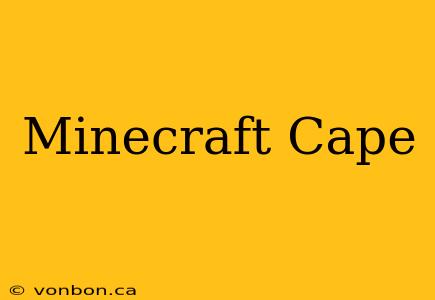 Minecraft Cape