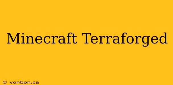 Minecraft Terraforged