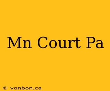 Mn Court Pa