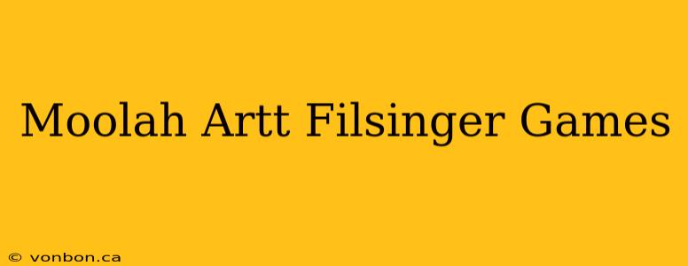 Moolah Artt Filsinger Games