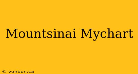 Mountsinai Mychart