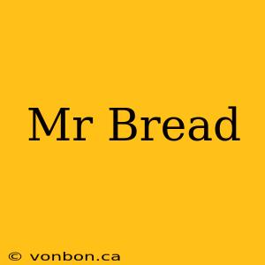 Mr Bread