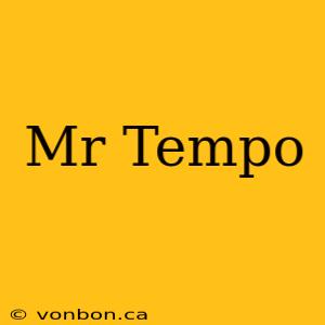 Mr Tempo